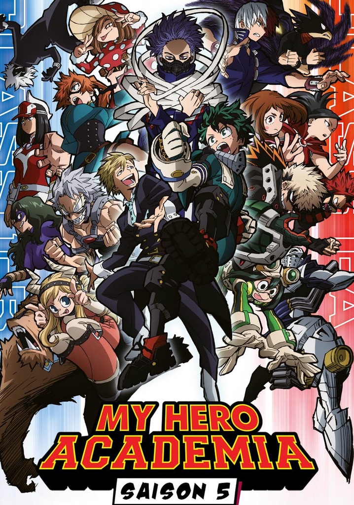 Saison 5 My Hero Academia streaming: où regarder les épisodes?